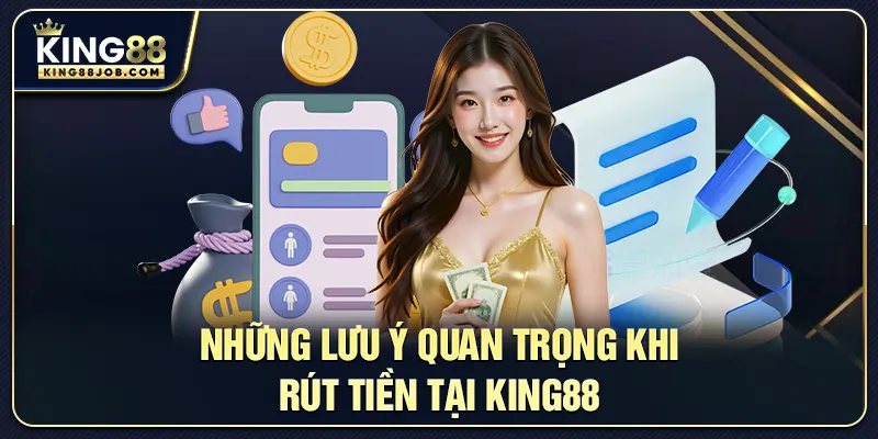 Rút Tiền King88: Hướng Dẫn Nhanh, An Toàn, Không Phí 3 Những lưu ý quan trọng khi rút tiền tại King88